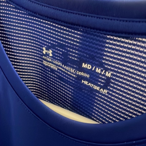 MENS size MEDIUM blue under armor tshirt - Picture 3 of 4